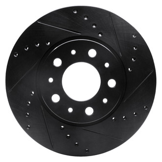 DFC® - Premium Drilled and Slotted Front Passenger Side Brake Rotor
