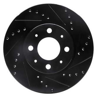 DFC® - Premium Drilled and Slotted Front Passenger Side Brake Rotor