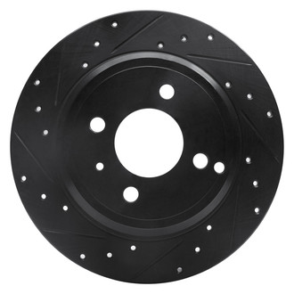 DFC® - Premium Drilled and Slotted Rear Driver Side Brake Rotor