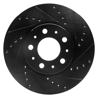 DFC® - Premium Drilled and Slotted Front Passenger Side Brake Rotor