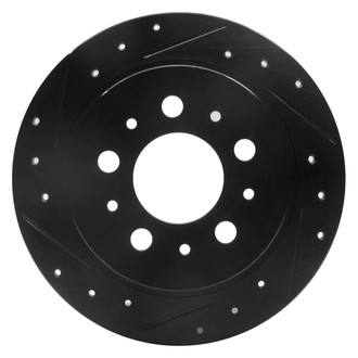 DFC® - Premium Drilled and Slotted Rear Driver Side Brake Rotor