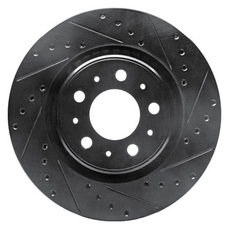 DFC® - Premium Drilled and Slotted Front Passenger Side Brake Rotor