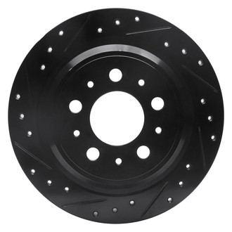 DFC® - Premium Drilled and Slotted Rear Driver Side Brake Rotor