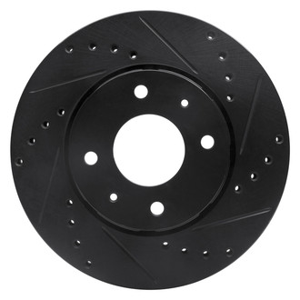 DFC® - Premium Drilled and Slotted Front Passenger Side Brake Rotor
