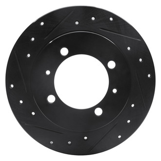 DFC® - Premium Drilled and Slotted Rear Driver Side Brake Rotor