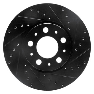 DFC® - Premium Drilled and Slotted Front Passenger Side Brake Rotor