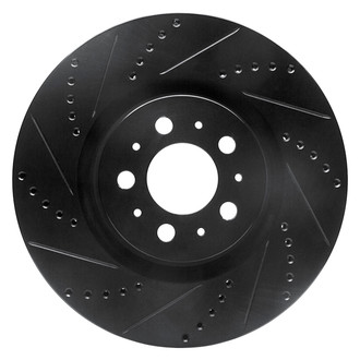 DFC® - Premium Drilled and Slotted Front Driver Side Brake Rotor