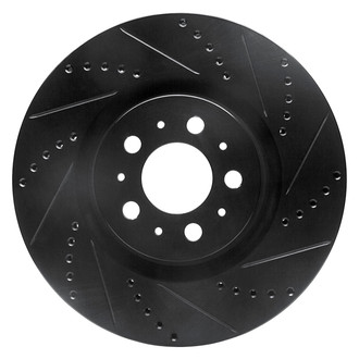 DFC® - Premium Drilled and Slotted Front Passenger Side Brake Rotor