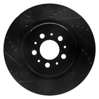 DFC® - Premium Drilled and Slotted Rear Driver Side Brake Rotor