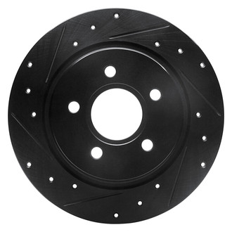 DFC® - Premium Drilled and Slotted Rear Driver Side Brake Rotor