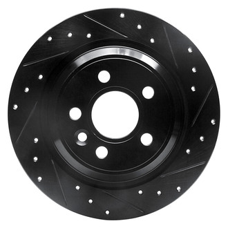 DFC® - Premium Drilled and Slotted Rear Passenger Side Brake Rotor