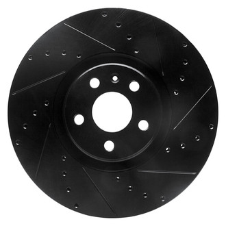 DFC® - Premium Drilled and Slotted Front Passenger Side Brake Rotor
