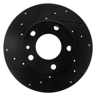DFC® - Premium Drilled and Slotted Front Driver Side Brake Rotor