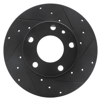 DFC® - Premium Drilled and Slotted Front Passenger Side Brake Rotor