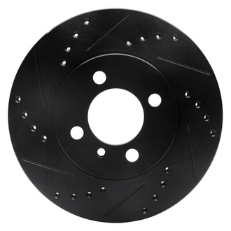 DFC® - Premium Drilled and Slotted Front Driver Side Brake Rotor