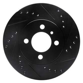 DFC® - Premium Drilled and Slotted Front Passenger Side Brake Rotor