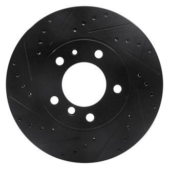 DFC® - Premium Drilled and Slotted Front Driver Side Brake Rotor