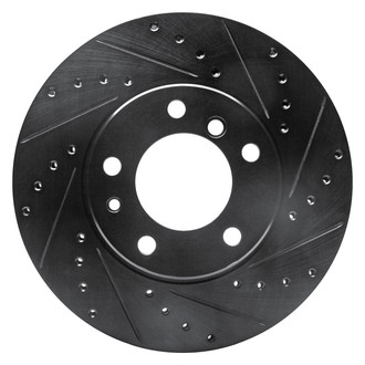 DFC® - Premium Drilled and Slotted Front Passenger Side Brake Rotor