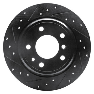 DFC® - Premium Drilled and Slotted Rear Driver Side Brake Rotor