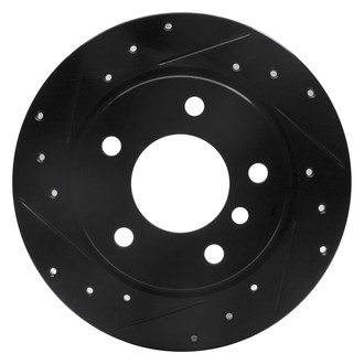 DFC® - Premium Drilled and Slotted Rear Driver Side Brake Rotor