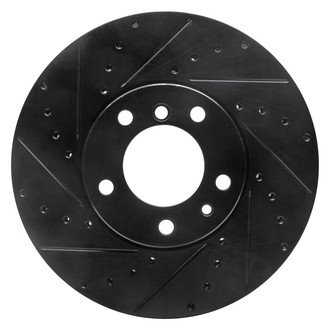 DFC® - Premium Drilled and Slotted Front Driver Side Brake Rotor