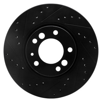 DFC® - Premium Drilled and Slotted Front Driver Side Brake Rotor