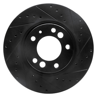 DFC® - Premium Drilled and Slotted Front Passenger Side Brake Rotor