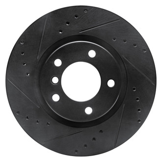 DFC® - Premium Drilled and Slotted Front Passenger Side Brake Rotor