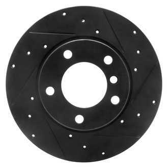 DFC® - Premium Drilled and Slotted Front Passenger Side Brake Rotor