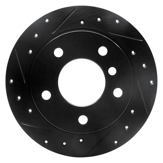 DFC® - Premium Drilled and Slotted Rear Driver Side Brake Rotor