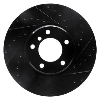 DFC® - Premium Drilled and Slotted Front Passenger Side Brake Rotor