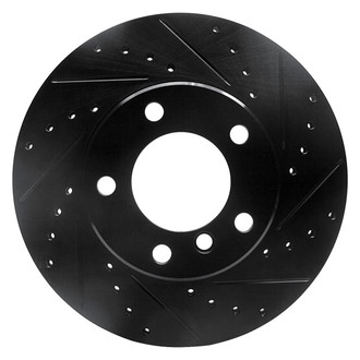 DFC® - Premium Drilled and Slotted Front Passenger Side Brake Rotor