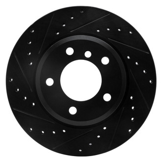 DFC® - Premium Drilled and Slotted Front Driver Side Brake Rotor