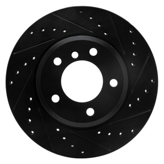 DFC® - Premium Drilled and Slotted Front Passenger Side Brake Rotor