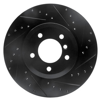 DFC® - Premium Drilled and Slotted Front Passenger Side Brake Rotor