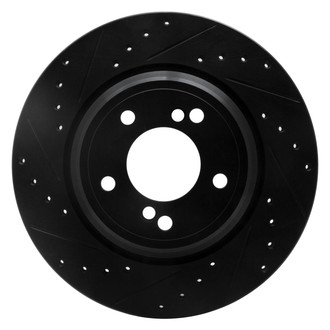 DFC® - Premium Drilled and Slotted Rear Driver Side Brake Rotor