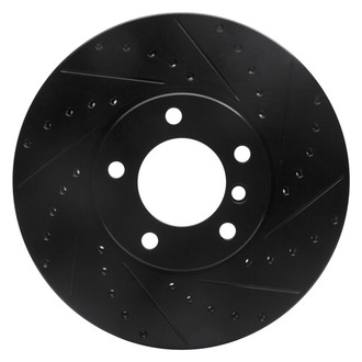 DFC® - Premium Drilled and Slotted Front Passenger Side Brake Rotor