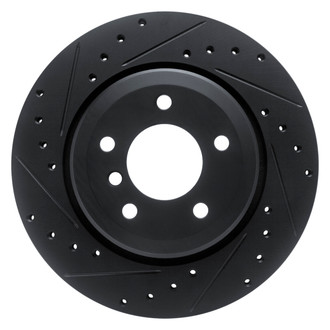 DFC® - Premium Drilled and Slotted Rear Driver Side Brake Rotor
