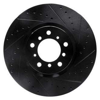 DFC® - Premium Drilled and Slotted Front Driver Side Brake Rotor