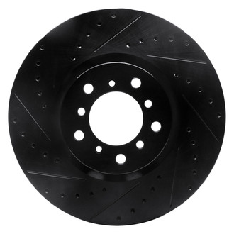 DFC® - Premium Drilled and Slotted Front Passenger Side Brake Rotor