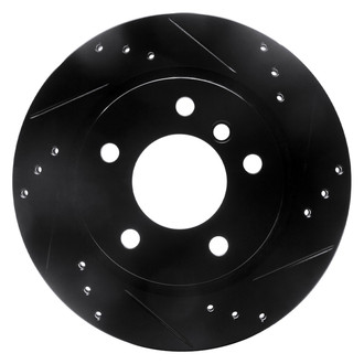 DFC® - Premium Drilled and Slotted Rear Passenger Side Brake Rotor