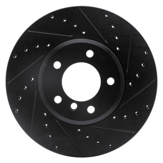 DFC® - Premium Drilled and Slotted Front Passenger Side Brake Rotor