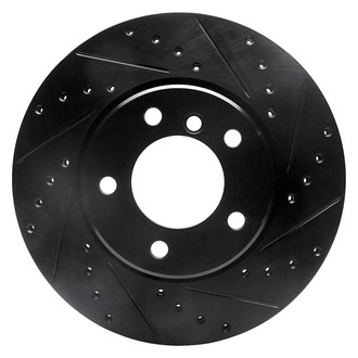 DFC® - Premium Drilled and Slotted Front Passenger Side Brake Rotor