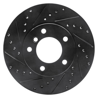 DFC® - Premium Drilled and Slotted Front Driver Side Brake Rotor