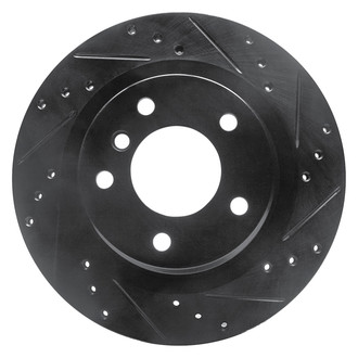 DFC® - Premium Drilled and Slotted Rear Passenger Side Brake Rotor