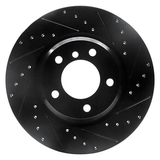 DFC® - Premium Drilled and Slotted Front Passenger Side Brake Rotor