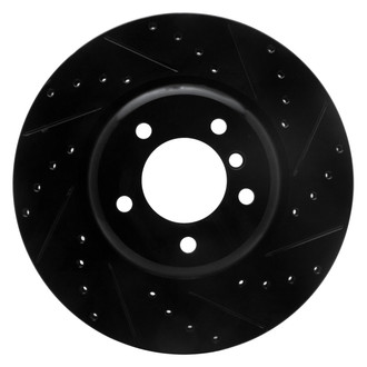 DFC® - Premium Drilled and Slotted Front Passenger Side Brake Rotor