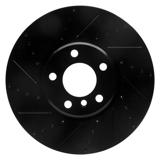 DFC® - Premium Drilled and Slotted Front Passenger Side Brake Rotor