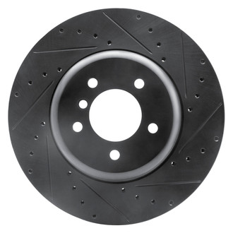 DFC® - Premium Drilled and Slotted Front Passenger Side Brake Rotor