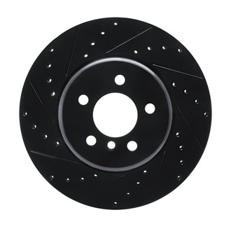 DFC® - Premium Drilled and Slotted Rear Driver Side Brake Rotor